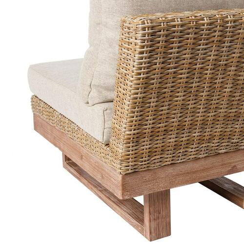 Havesofa Patsy Træ Rattan 235 x 230 x 64,5 cm