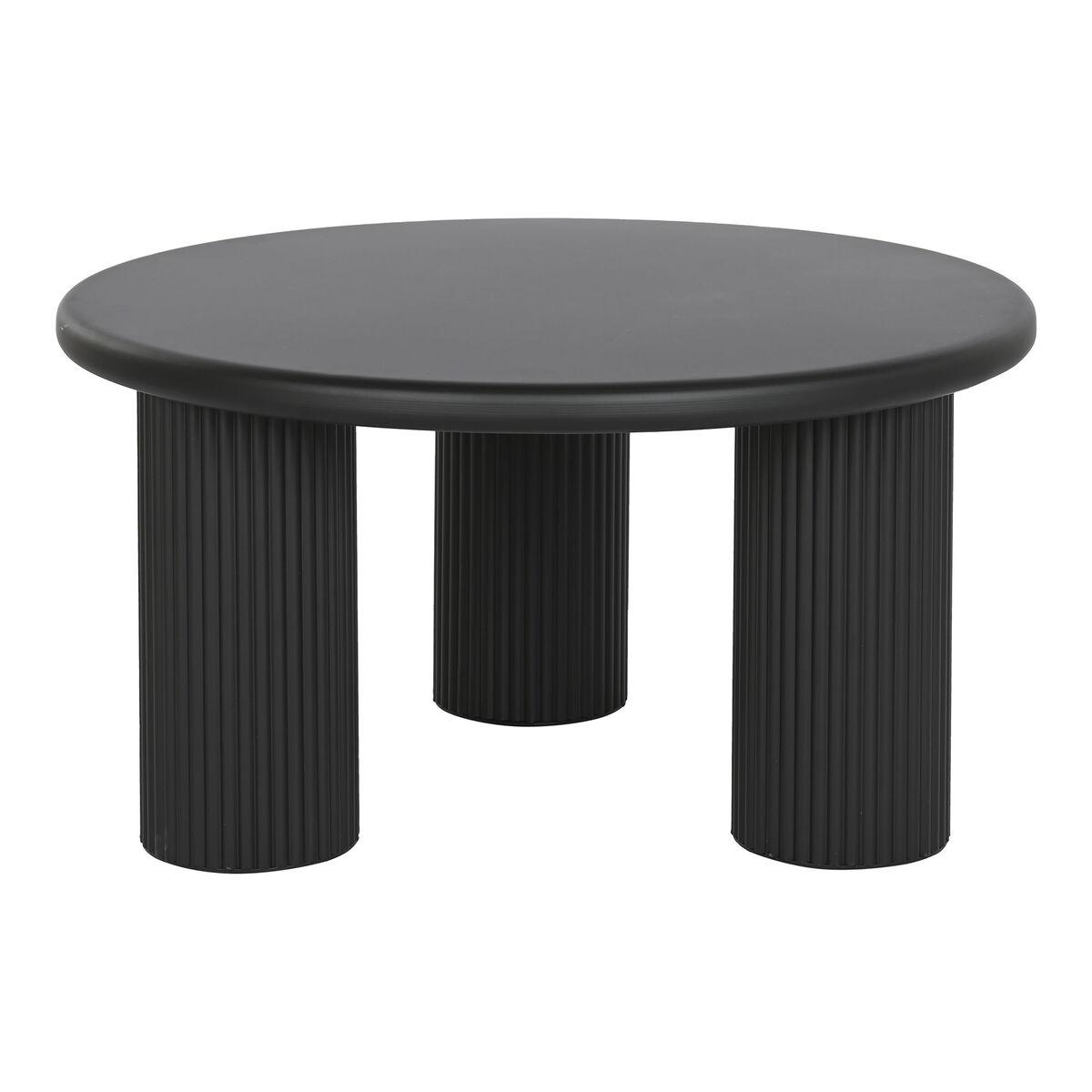 Sofabord Home ESPRIT Sort Metal 75 x 75 x 40 cm