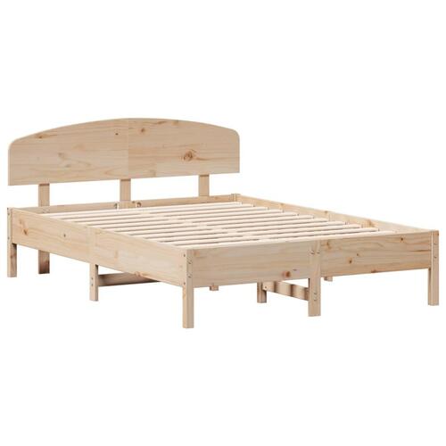Sengeramme uden madras 120x190 cm massivt fyrretræ