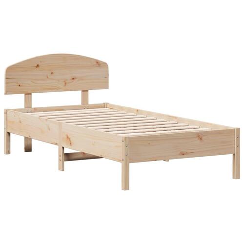 Sengeramme uden madras 90x190 cm massivt fyrretræ