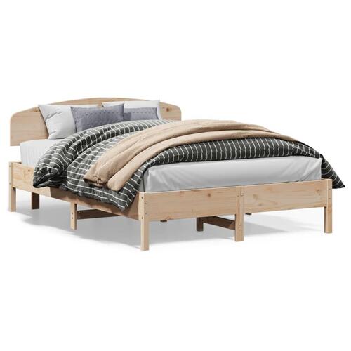 Sengeramme uden madras 120x200 cm massivt fyrretræ