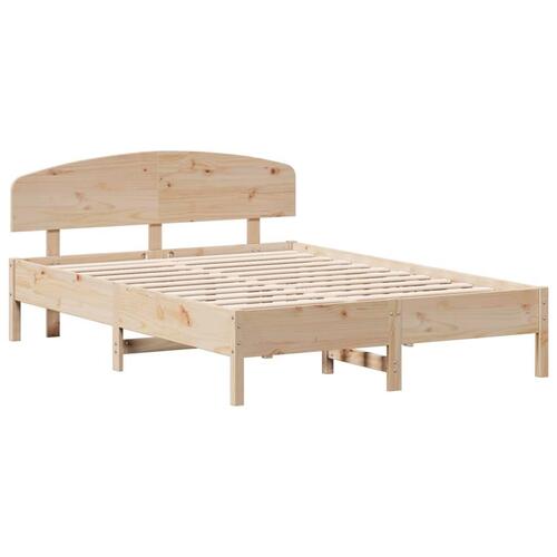 Sengeramme uden madras 120x200 cm massivt fyrretræ