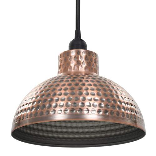 Loftlamper halvkugle 2 stk. kobberfarvet