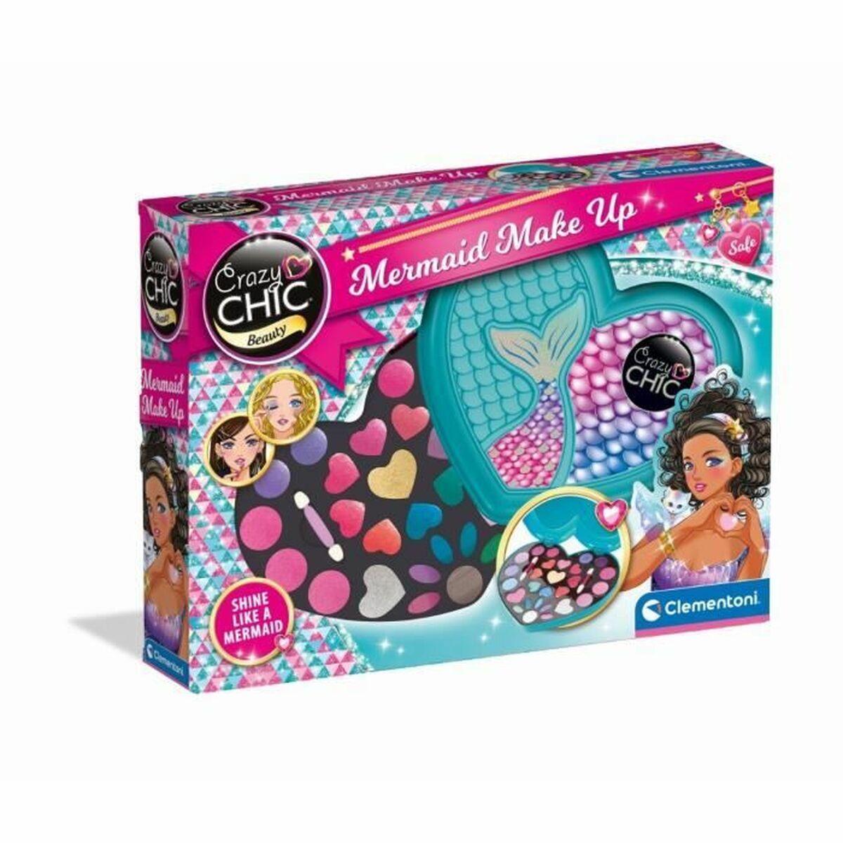 Clementoni Crazy Chic Mermaid Make Up - makeup sæt til børn, multifarvet (6+)