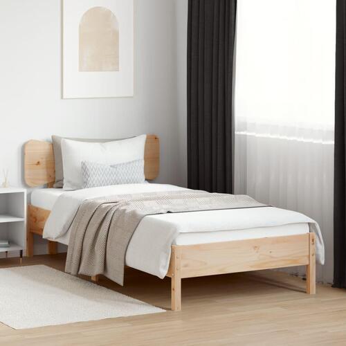 Sengegavl 90 cm massivt fyrretræ