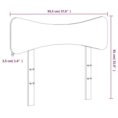 Sengegavl 90 cm massivt fyrretræ