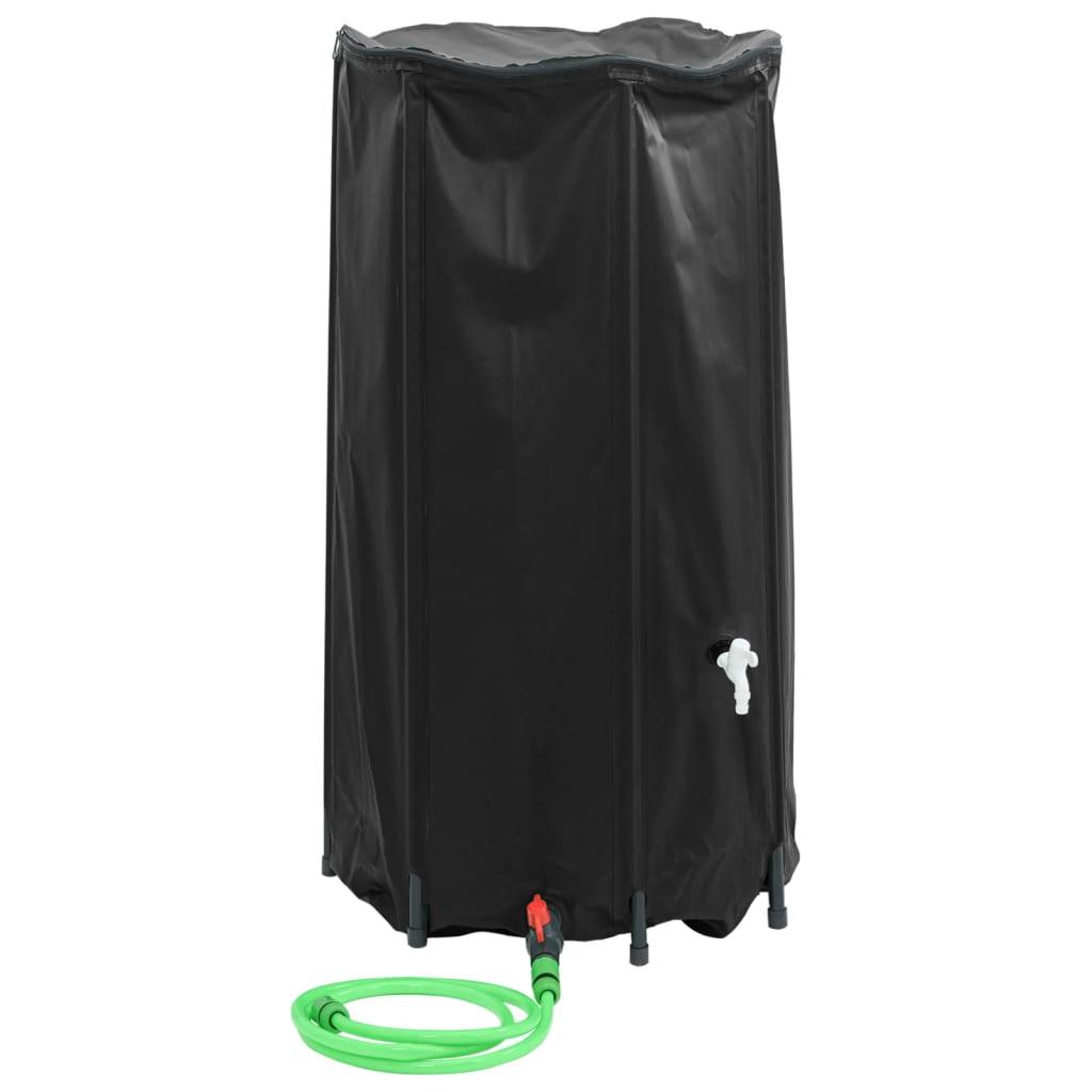 Vandtank med hane sammenfoldelig 250 l PVC