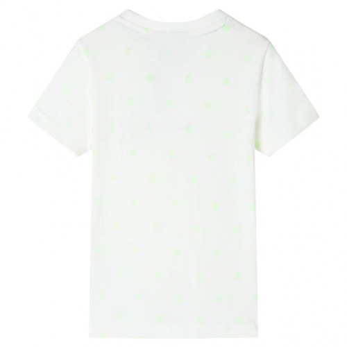 T-shirt til børn str. 140 ecrufarvet