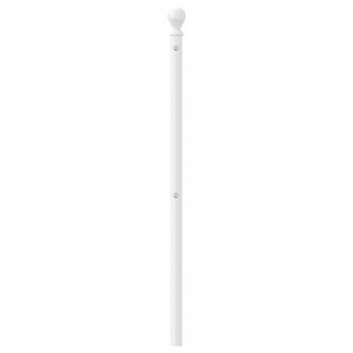 Sengegavl 160 cm metal hvid