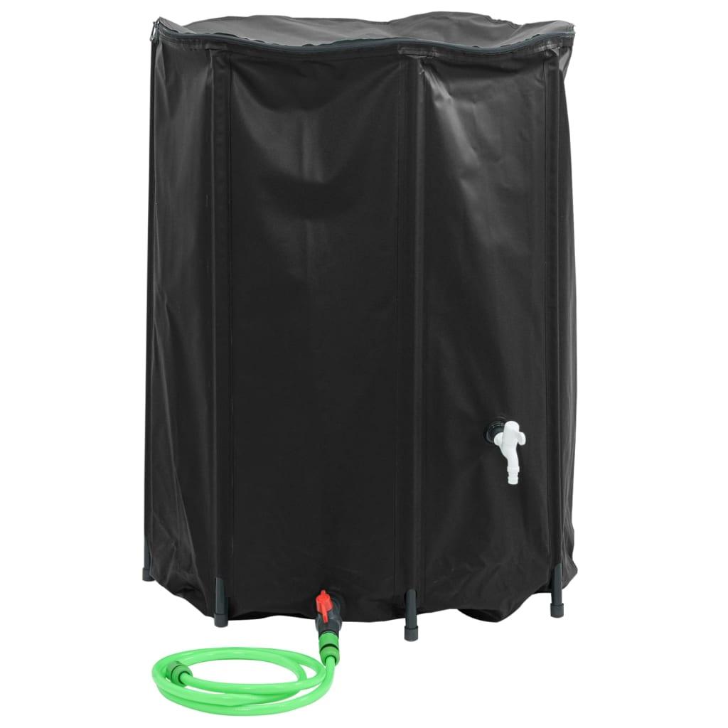 Vandtank med hane sammenfoldelig 1350 l PVC