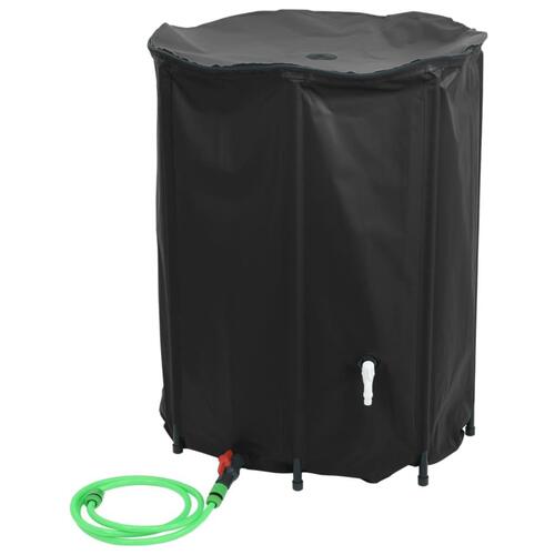 Vandtank med hane sammenfoldelig 1350 l PVC