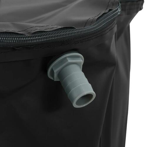 Vandtank med hane sammenfoldelig 1350 l PVC