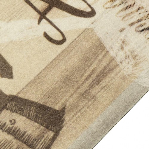 Køkkentæppe 60x300 cm Coffee-design vaskbart velour brun