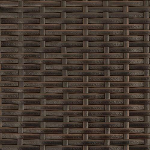 Liggestole 2 stk. med bord polyrattan brun