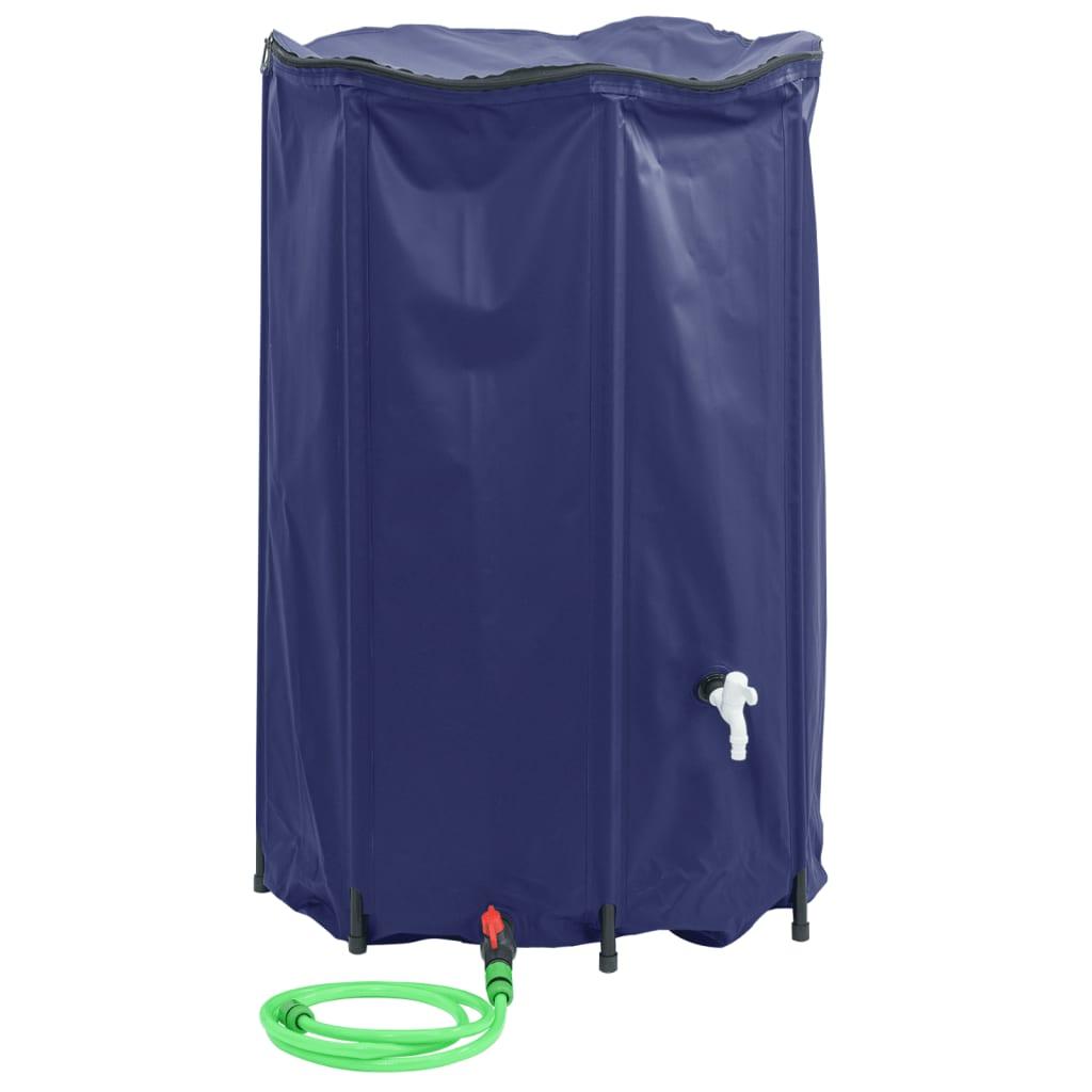 Vandtank med hane sammenfoldelig 1000 l PVC