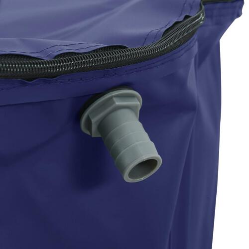 Vandtank med hane sammenfoldelig 1000 l PVC