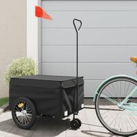 Cykelanhænger 45 kg jern sort