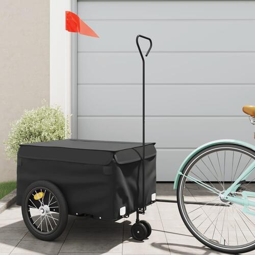 Cykelanhænger 45 kg jern sort