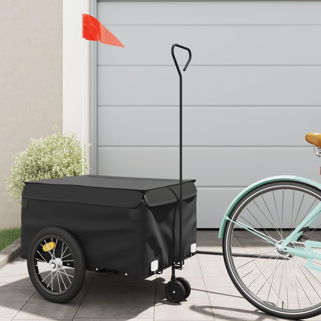 Cykelanhænger 45 kg jern sort