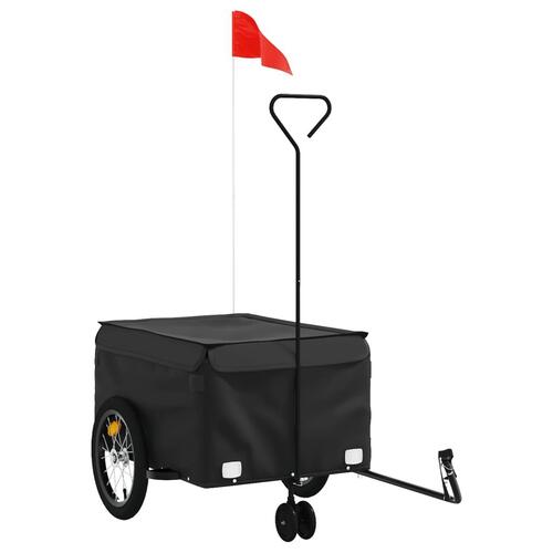 Cykelanhænger 45 kg jern sort