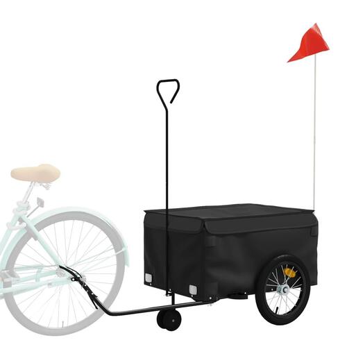 Cykelanhænger 45 kg jern sort