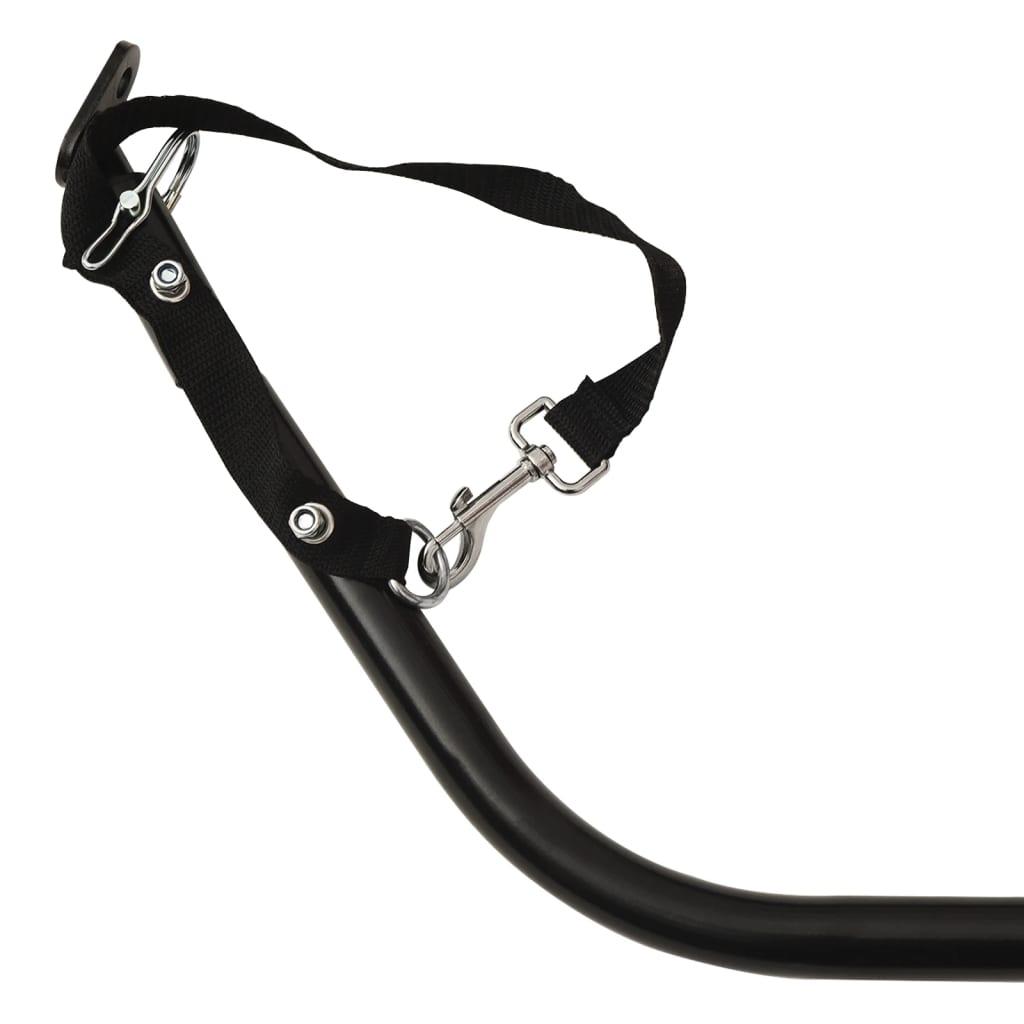 Cykelanhænger 45 kg jern sort