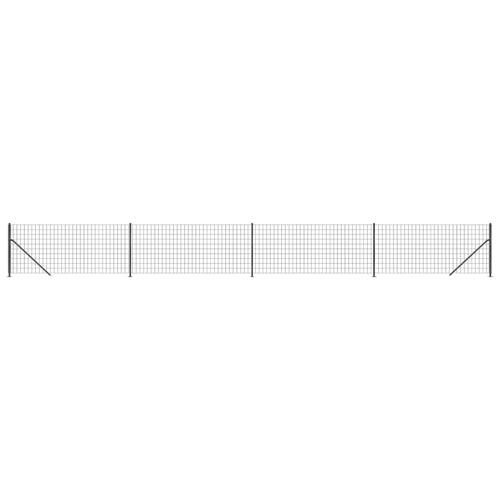 Trådhegn med flange 1x10 m antracitgrå