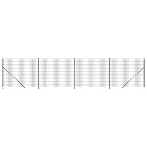 Trådhegn med flange 2,2x10 m antracitgrå