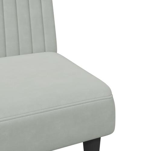 2 personers sofa velour lysegrå