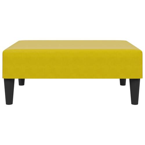 2 personers sofa velour gul