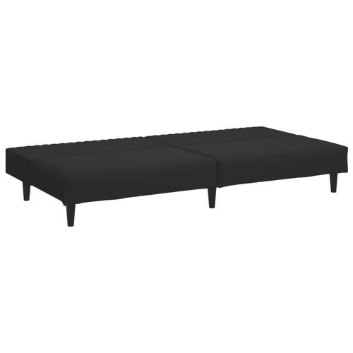 2 personers sofa velour sort