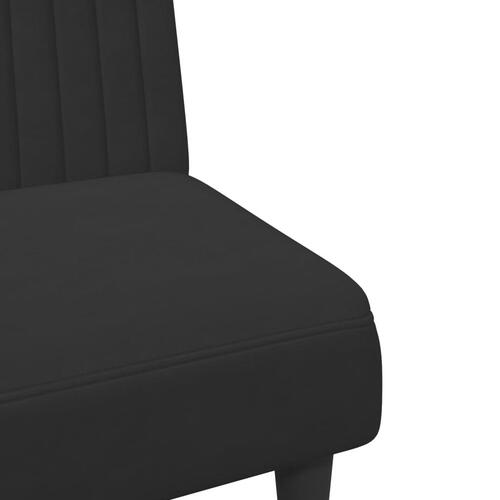 2 personers sofa velour sort