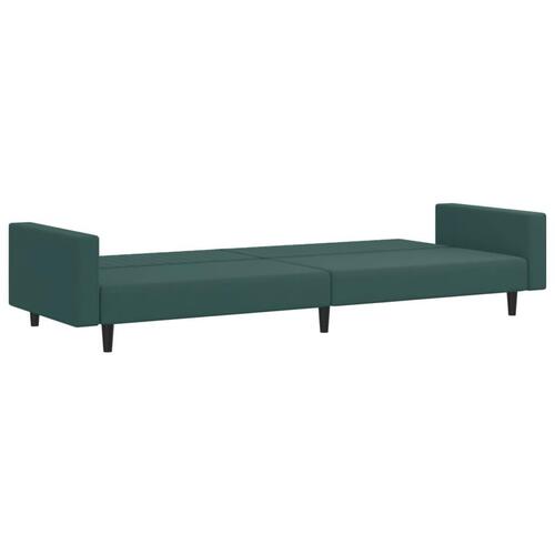 2 personers sofa velour mørkegrøn