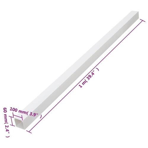 Kabelkanaler 100x60 mm 10 m PVC