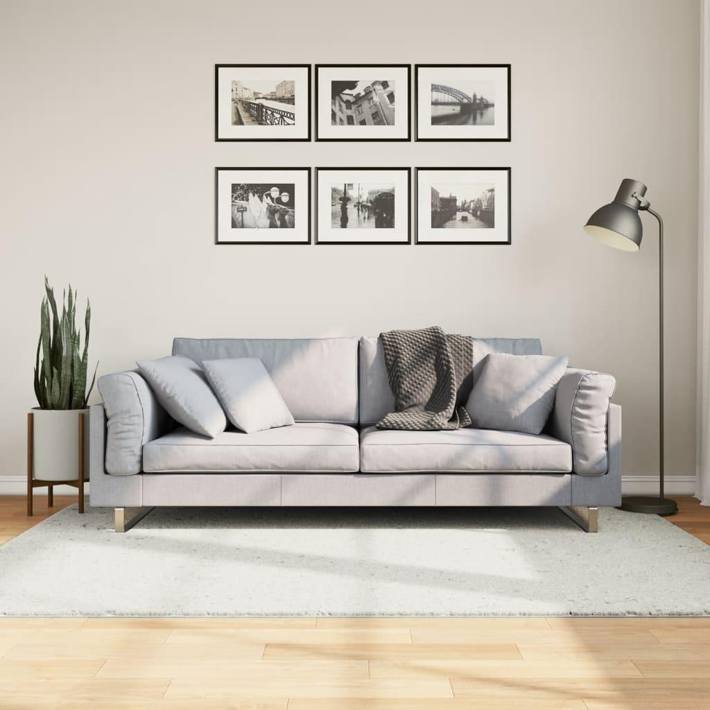 Gulvtæppe OVIEDO 140x200 cm kort luv cremefarvet