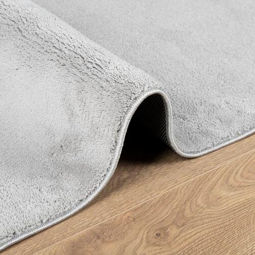 Gulvtæppe OVIEDO 60x110 cm kort luv grå