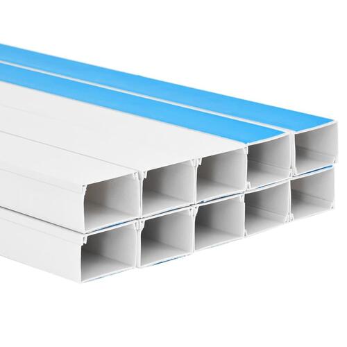 Selvklæbende kabelkanal 60x60 mm 10 mm PVC