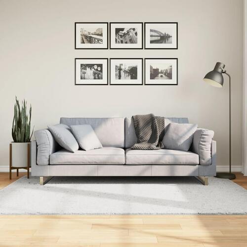Gulvtæppe OVIEDO 140x200 cm kort luv grå