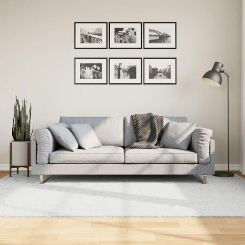 Gulvtæppe OVIEDO 160x230 cm kort luv grå