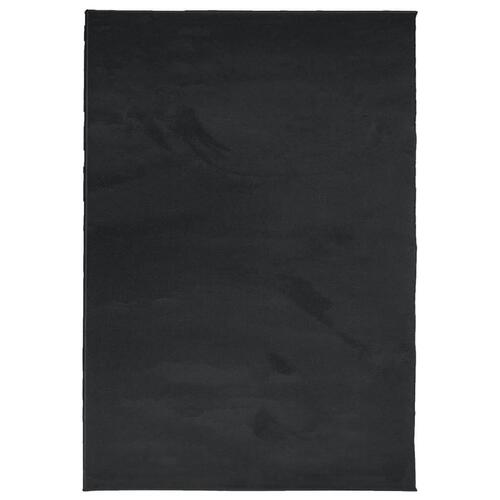 Gulvtæppe OVIEDO 200x280 cm kort luv sort