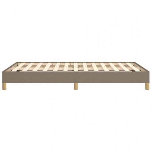 Sengeramme uden madras 120 × 190 cm - stof, gråbrun