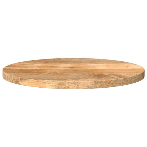 Bordplade Ø40x3,8 cm rund massivt mangotræ