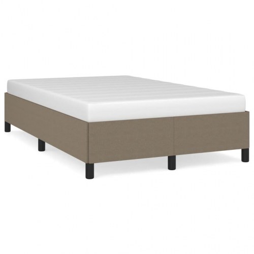 Sengeramme uden madras 120x190 cm - stof, gråbrun