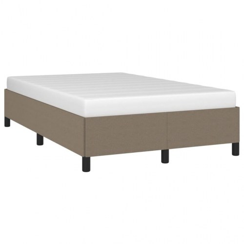 Sengeramme uden madras 120x190 cm - stof, gråbrun