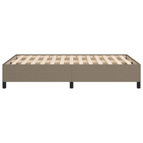 Sengeramme uden madras 120x190 cm - stof, gråbrun