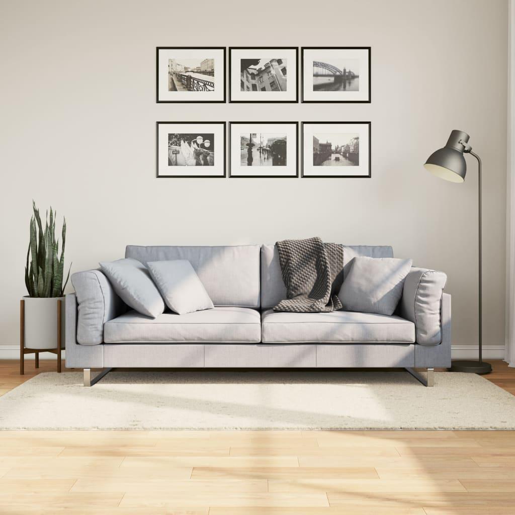 Gulvtæppe OVIEDO 100x200 cm kort luv beige