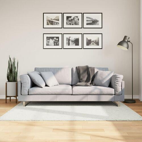 Gulvtæppe OVIEDO 120x170 cm kort luv cremefarvet