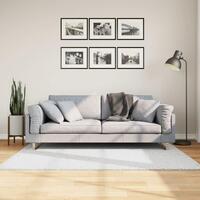 Gulvtæppe OVIEDO 120x120 cm kort luv grå