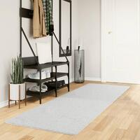 Gulvtæppe OVIEDO 80x250 cm kort luv grå