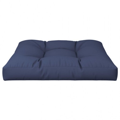 Pallehynde 80 × 80 × 12 cm - stof, marineblå